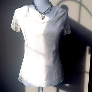 Banana Republic lace shirt